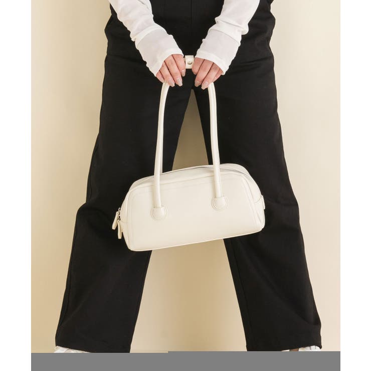 ロングハンドルスクエアボストンバッグ 韓国 夢展望 | 夢展望 | 詳細画像5 