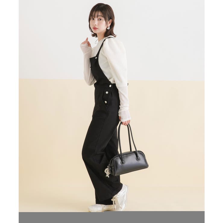 ロングハンドルスクエアボストンバッグ 韓国 夢展望 | 夢展望 | 詳細画像9 