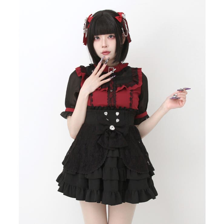 ブラウス シャツ チョーカー風クロスレースブラウス レディース チョーカー風クロスレースブラウス – レディースファッション