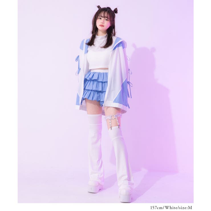 選べるタイプハイネッククロップド丈長袖カットソートップス 韓国 夢展望 | 夢展望 | 詳細画像5 