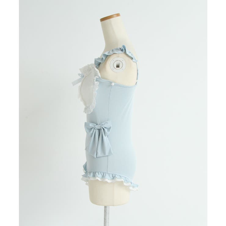 ハートレースフリルヨークメイドさん水着 量産型 地雷系 夢展望 | DearMyLove | 詳細画像35 