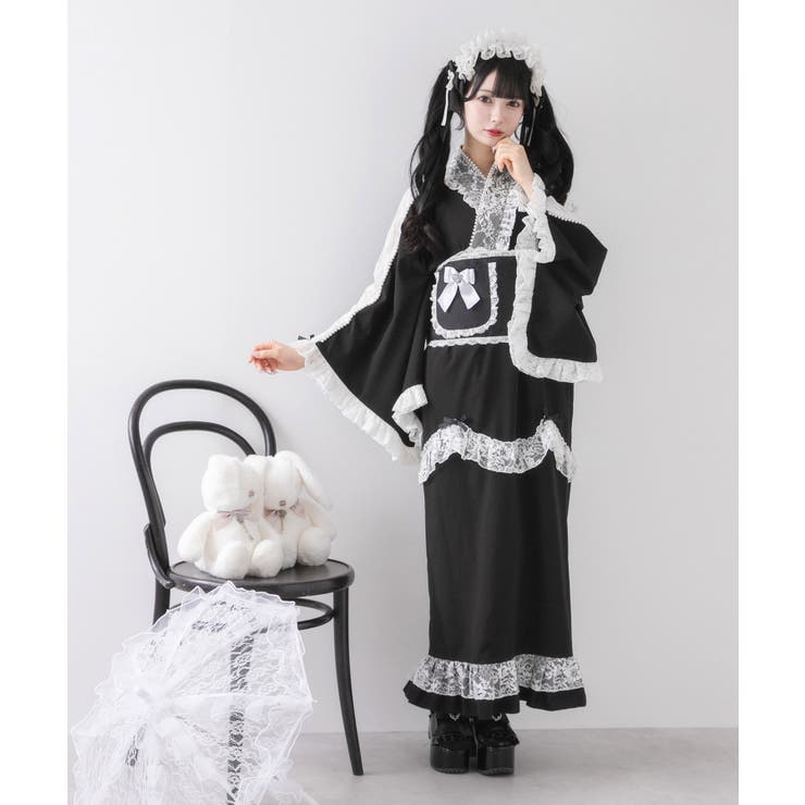 DearMyLove ディアマイラブ あまらぶ浴衣 ブラック 黒 地雷 DearMyLove ディアマイラブ あまらぶ浴衣 ブラック 黒 地雷