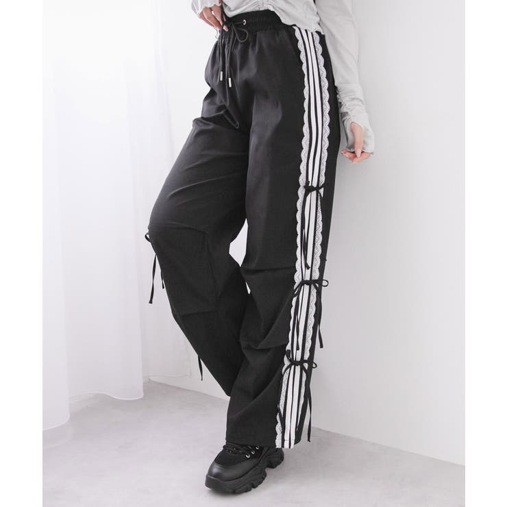 サイドレースラインカーゴパンツ 量産型 地雷系 夢展望 | DearMyLove | 詳細画像26 
