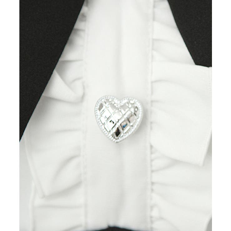 ドッキング風フリルハートリボンワンピース 量産型 地雷系 夢展望 | DearMyLove | 詳細画像34 