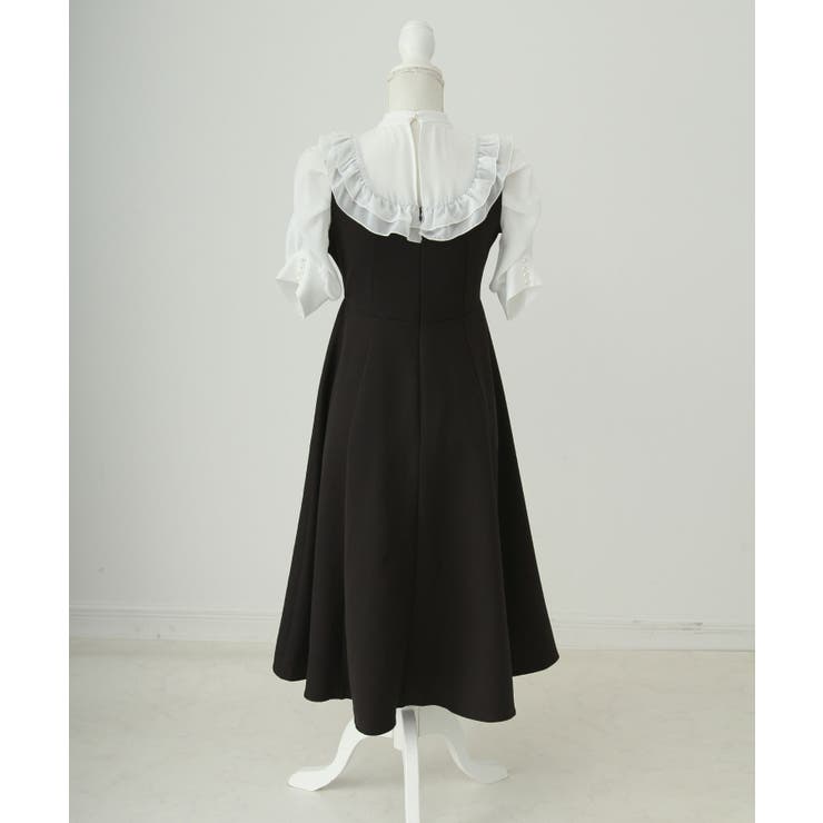 選べるデザインヨークフリルボウタイワンピース 量産型 地雷系 夢展望 | DearMyLove | 詳細画像4 