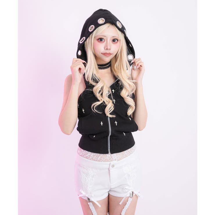 強めギャル十字架×ハトメトップス 韓国 夢展望 | 夢展望 | 詳細画像3 