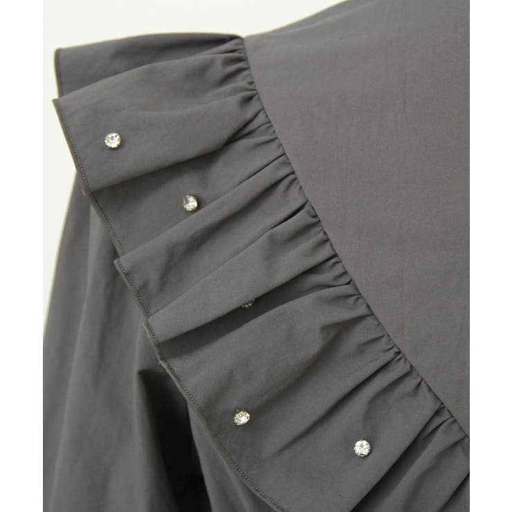 ビジュー襟フリルギャザーシャツワンピース 量産型 地雷系 夢展望 | DearMyLove | 詳細画像40 