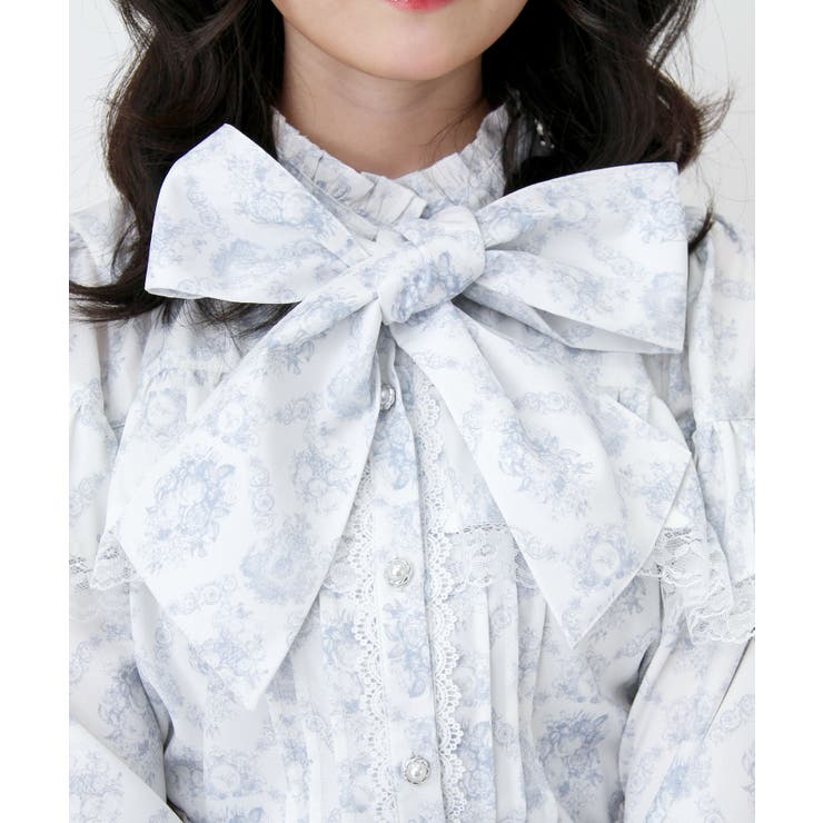 トワルドジュイボウタイフリルリボンブラウス 量産型 地雷系 夢展望 | DearMyLove | 詳細画像9 