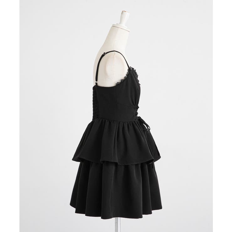 レースアップティアードキャミワンピース 量産型 地雷系 | DearMyLove | 詳細画像16