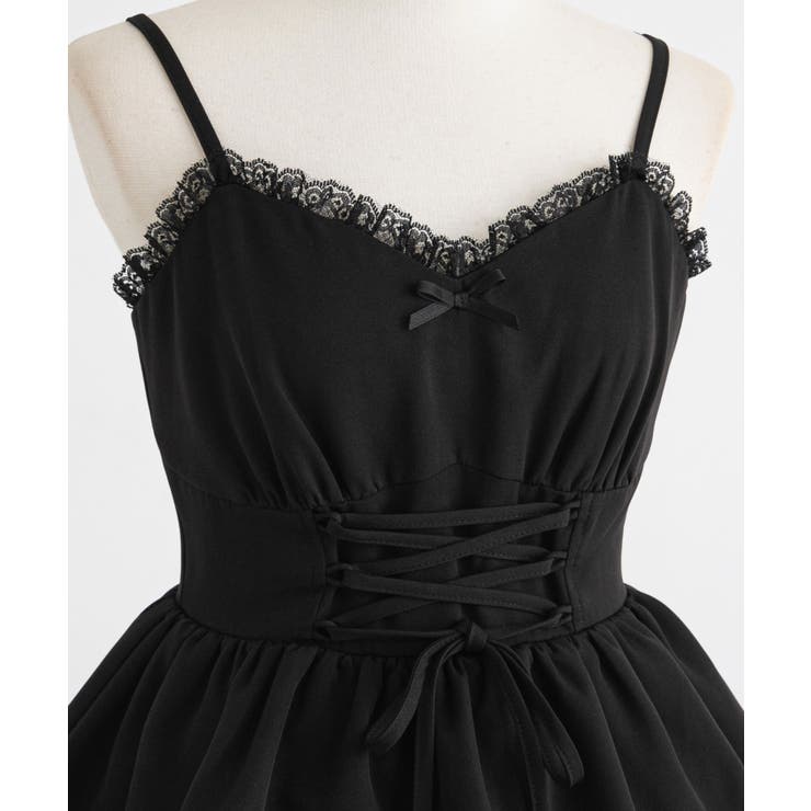 レースアップティアードキャミワンピース 量産型 地雷系 | DearMyLove | 詳細画像17