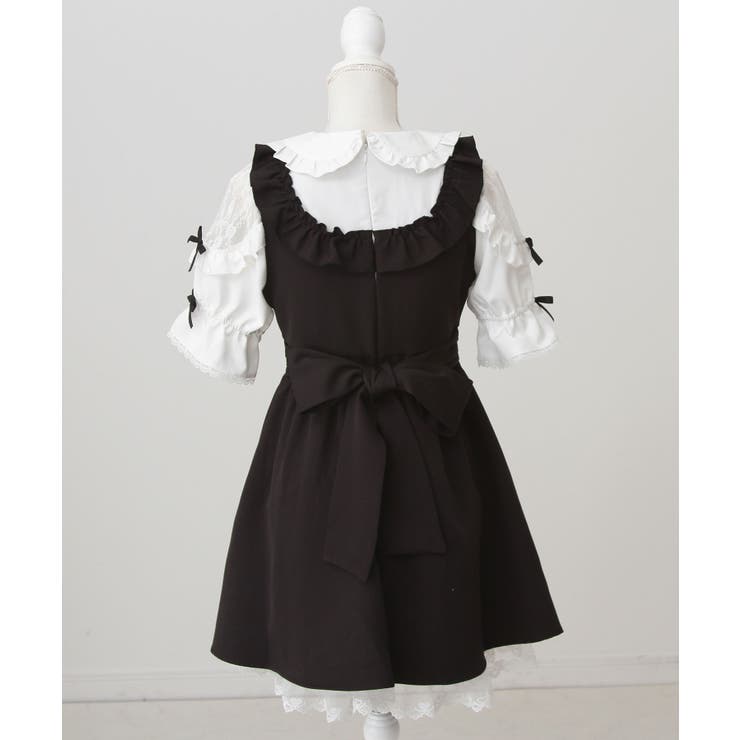 お茶会メイドヨークフリルリボンワンピース 量産型 地雷系 夢展望 | DearMyLove | 詳細画像26 