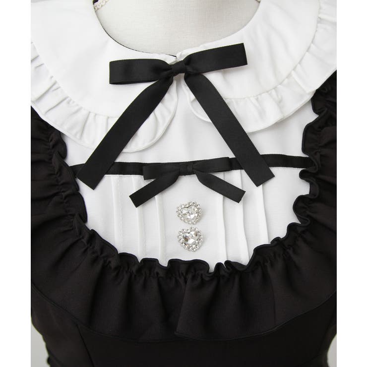 お茶会メイドヨークフリルリボンワンピース 量産型 地雷系 夢展望 | DearMyLove | 詳細画像28 