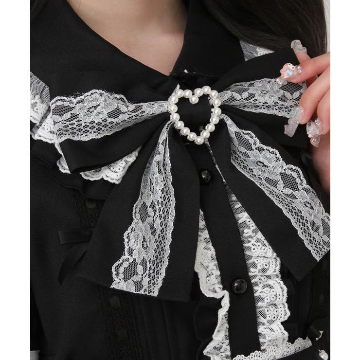 はしごレースリボンフリルブラウス 量産型 地雷系 夢展望 | DearMyLove | 詳細画像32 