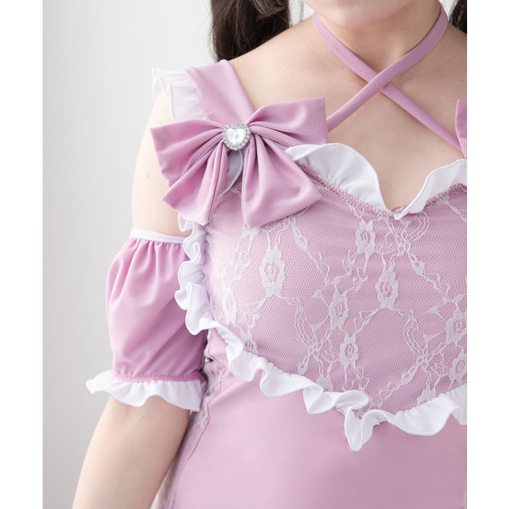 フリルレース重ねハート型水着 量産型 地雷系 夢展望 | DearMyLove | 詳細画像13 
