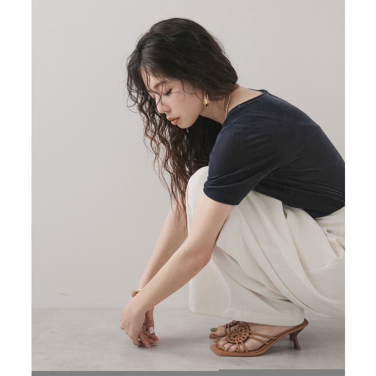 ビスチェデザインシアーベロアトップス 韓国 夢展望 | 夢展望 | 詳細画像5 