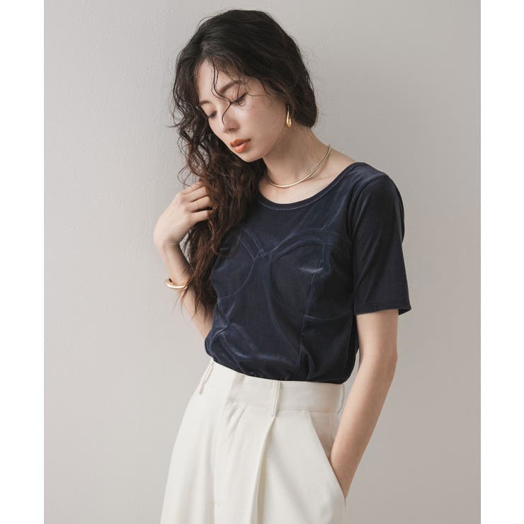 ビスチェデザインシアーベロアトップス 韓国 夢展望 | 夢展望 | 詳細画像8 