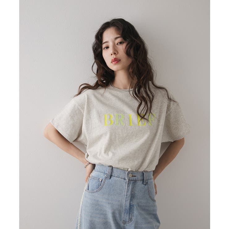 プリント刺繍ロゴTシャツ 韓国 夢展望 | 夢展望 | 詳細画像5 
