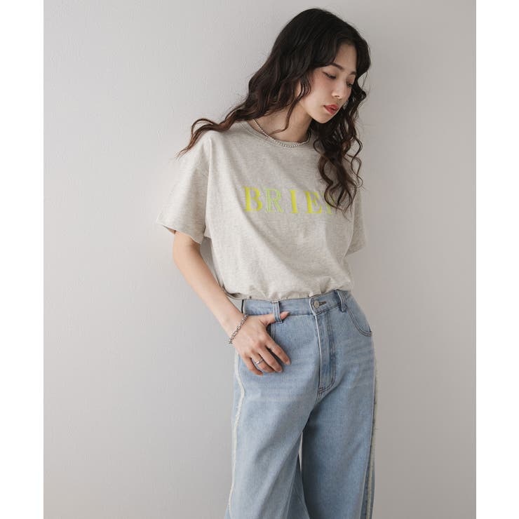 プリント刺繍ロゴTシャツ 韓国 夢展望 | 夢展望 | 詳細画像7 