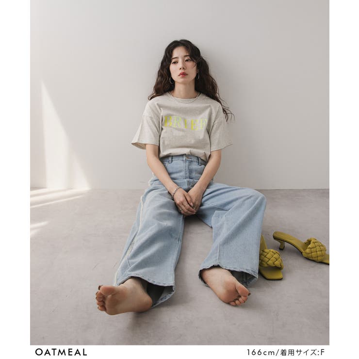 プリント刺繍ロゴTシャツ 韓国 夢展望 | 夢展望 | 詳細画像8 