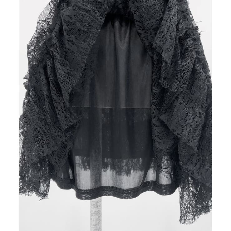 レースティアードロングスカート【大きいサイズ有り】 量産型 地雷系 | 夢展望 | 詳細画像18 