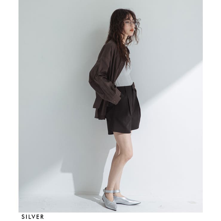 Vカットポインテッド2wayパンプス 韓国 夢展望 | 夢展望 | 詳細画像2 