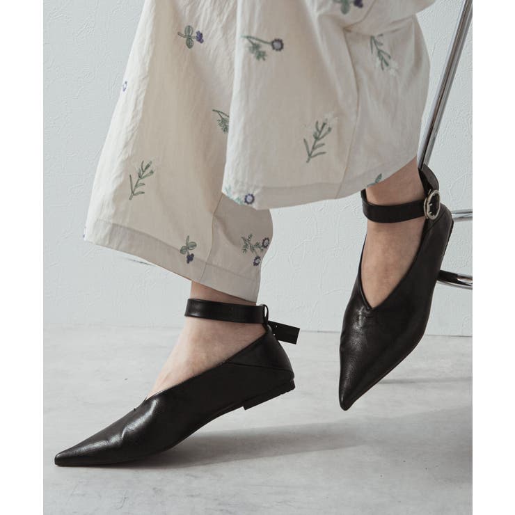 Vカットポインテッド2wayパンプス 韓国 夢展望 | 夢展望 | 詳細画像10 