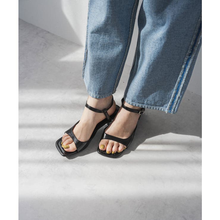 スクエアトゥストラップサンダル 韓国 夢展望 | 夢展望 | 詳細画像9 