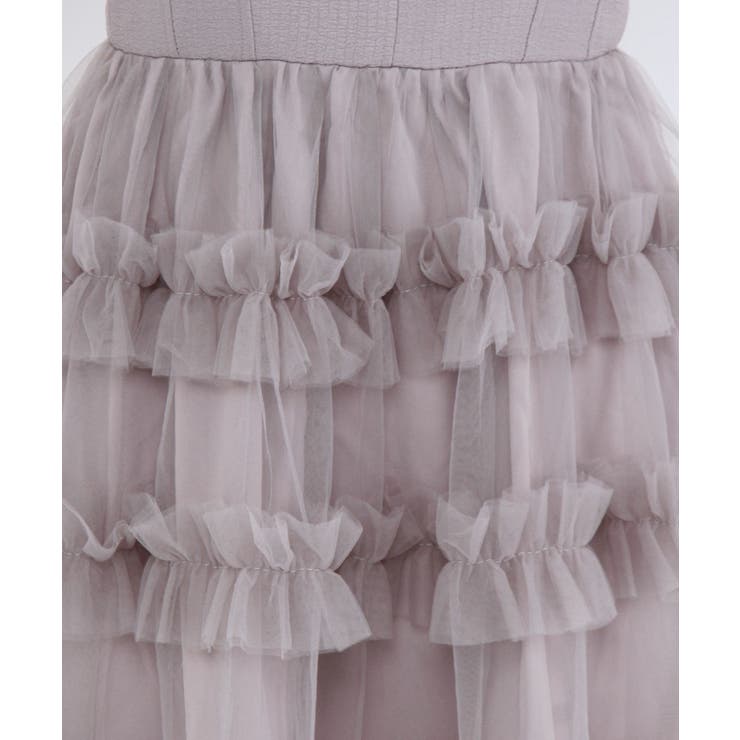 チュールフリルドールティアードチュニックキャミワンピース【大きいサイズ有り】 量… | DearMyLove | 詳細画像30 