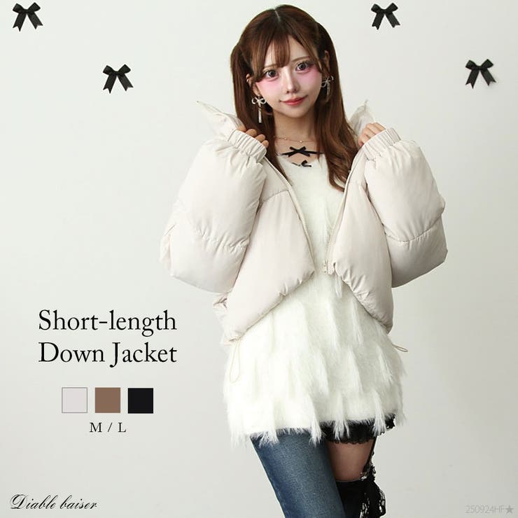 中綿ショート丈ダウンジャケット【コート】 韓国 夢展望 | 夢展望 | 詳細画像1 