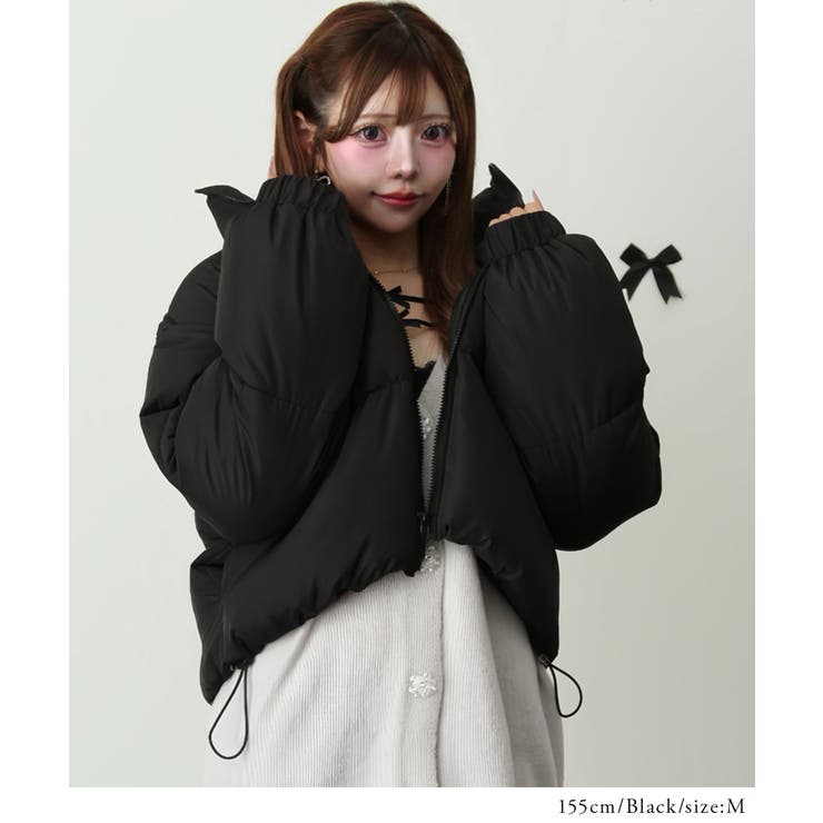 中綿ショート丈ダウンジャケット【コート】 韓国 夢展望 | 夢展望 | 詳細画像2 