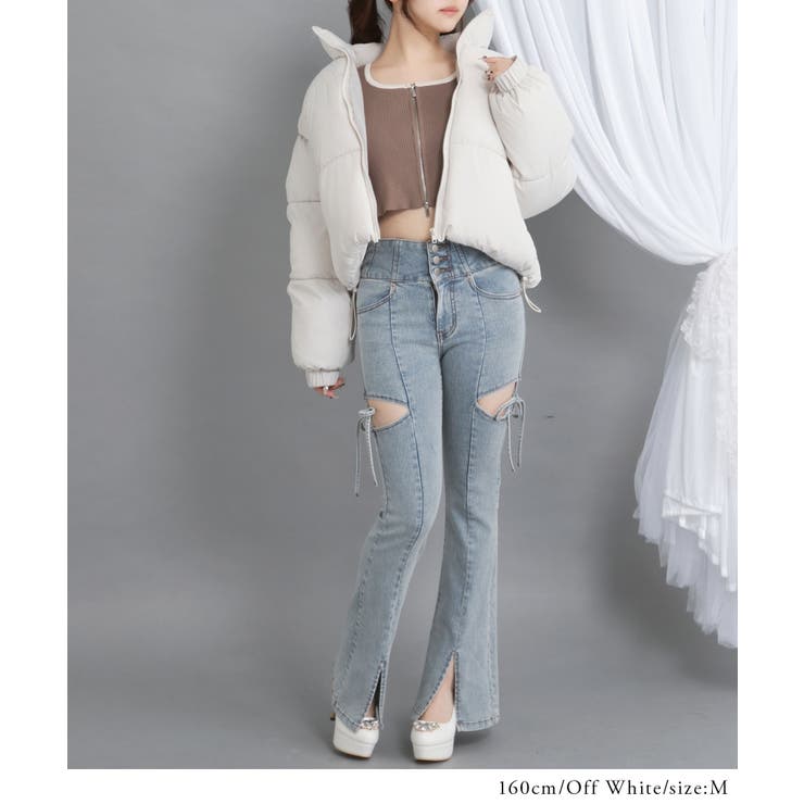 中綿ショート丈ダウンジャケット【コート】 韓国 夢展望 | 夢展望 | 詳細画像4 