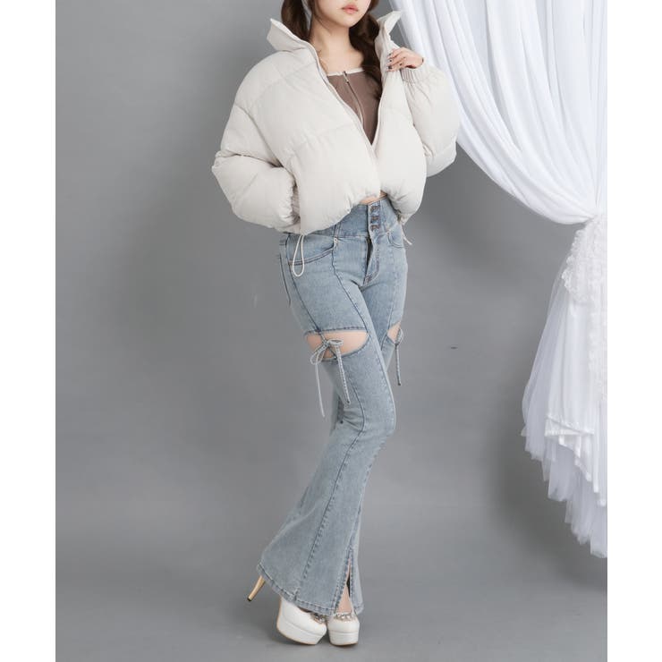 中綿ショート丈ダウンジャケット【コート】 韓国 夢展望 | 夢展望 | 詳細画像5 