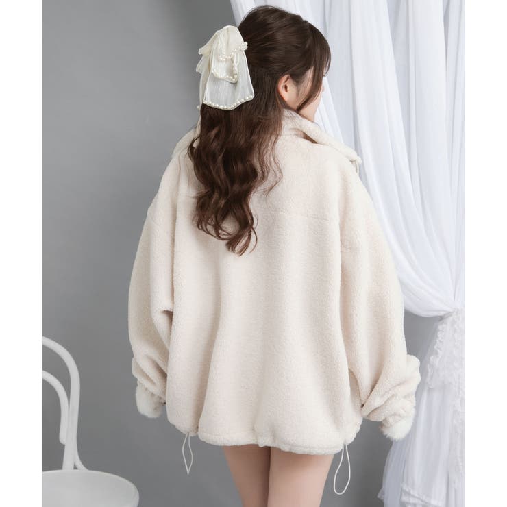 ボアスタンドブルゾン【ジャケット】【コート】 韓国 夢展望 | 夢展望 | 詳細画像5 