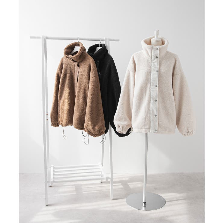 ボアスタンドブルゾン【ジャケット】【コート】 韓国 夢展望 | 夢展望 | 詳細画像14 