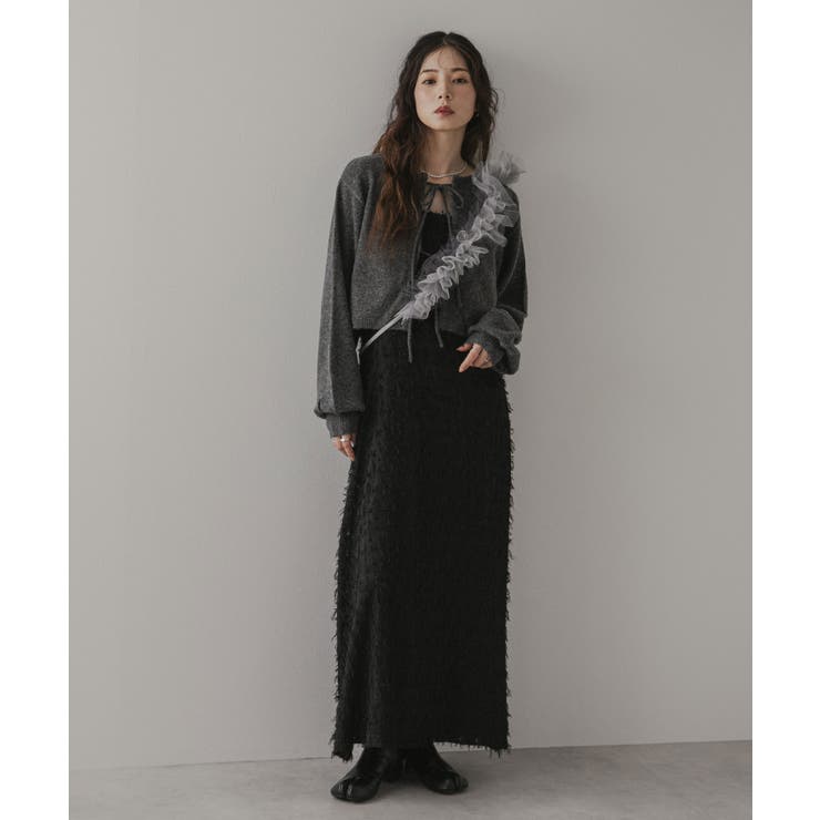 2wayニットカーデワンピースセット 韓国 夢展望 | 夢展望 | 詳細画像28 