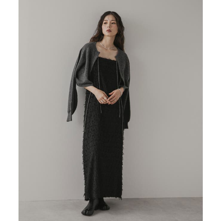 2wayニットカーデワンピースセット 韓国 夢展望 | 夢展望 | 詳細画像31 