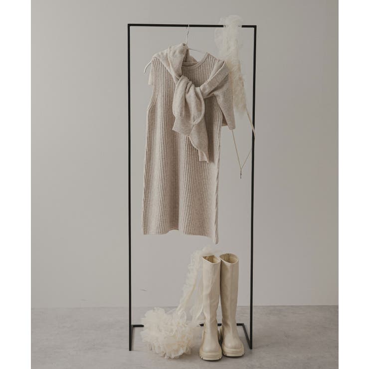 2wayニットカーデワンピースセット 韓国 夢展望 | 夢展望 | 詳細画像36 