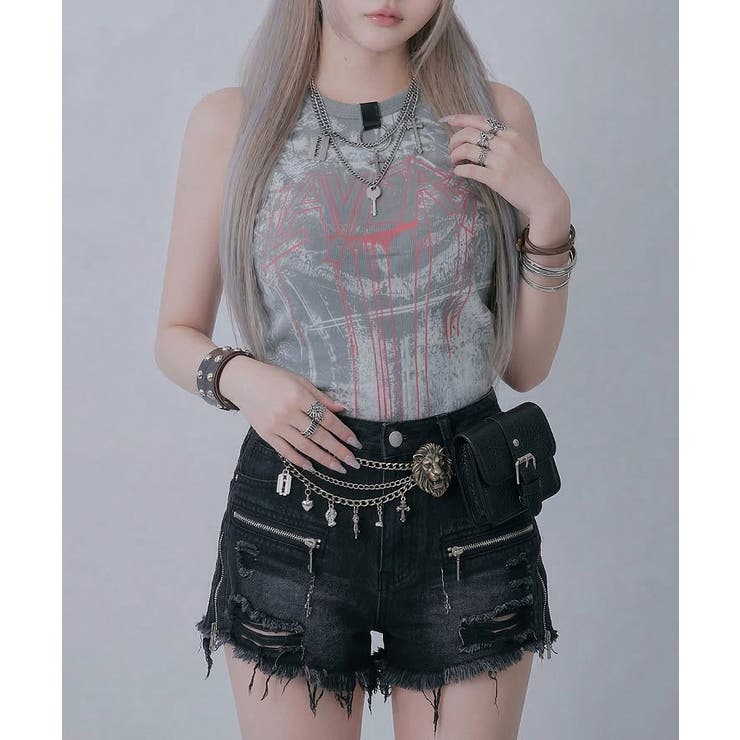 ロゴタンクトップ 韓国 夢展望 Diable baiser（ディアブルベーゼ） | 夢展望 | 詳細画像4 