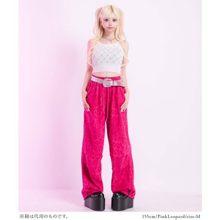 ピンクレオパードor迷彩ゆるギャルパンツ 韓国 夢展望 | 夢展望 | 詳細画像5 