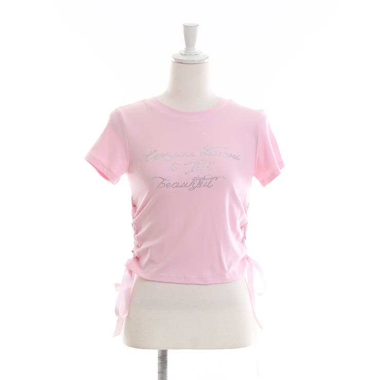 ロゴビジュー半袖カットソー 韓国 夢展望 | 夢展望 | 詳細画像17 