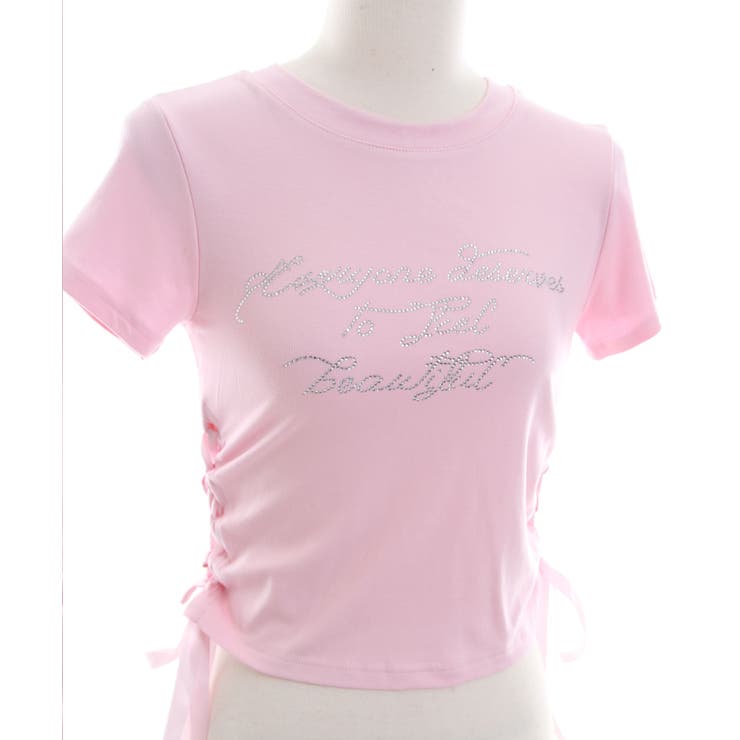 ロゴビジュー半袖カットソー 韓国 夢展望 | 夢展望 | 詳細画像20 