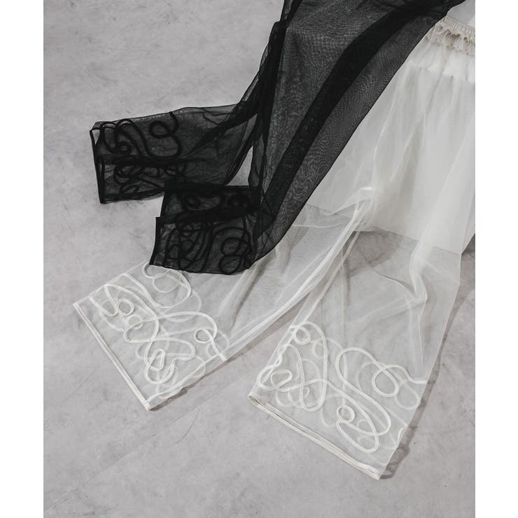 裾コード刺繍チュールレイヤードパンツ 韓国 夢展望 | 夢展望 | 詳細画像43 