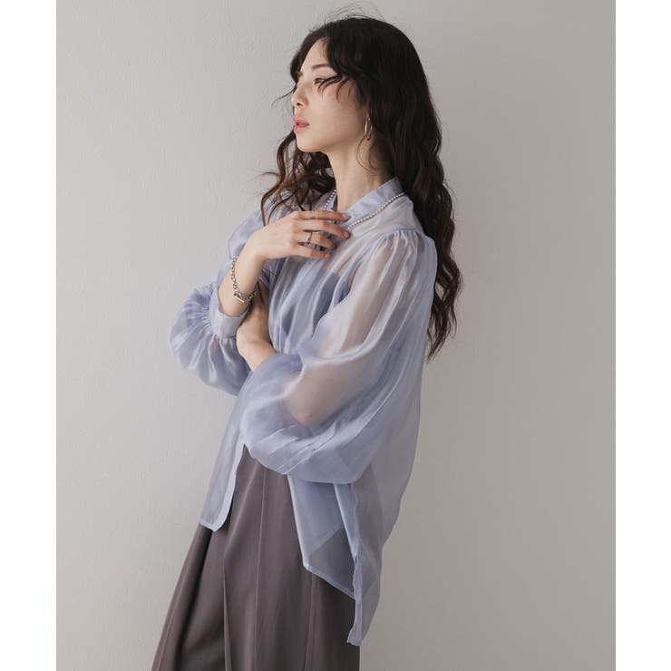 バンドカラーパフシアーシャツ 韓国 夢展望 | 夢展望 | 詳細画像9 