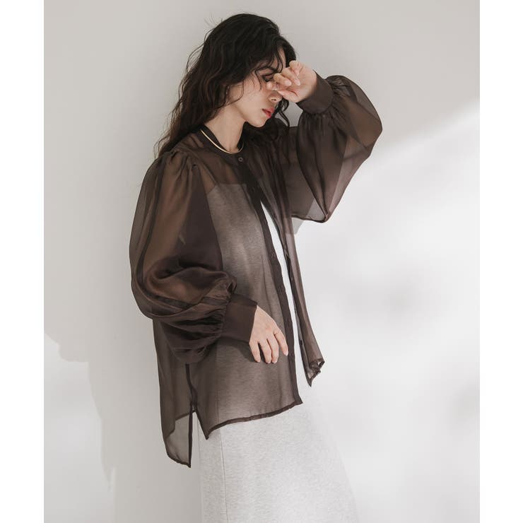 バンドカラーパフシアーシャツ 韓国 夢展望 | 夢展望 | 詳細画像26 