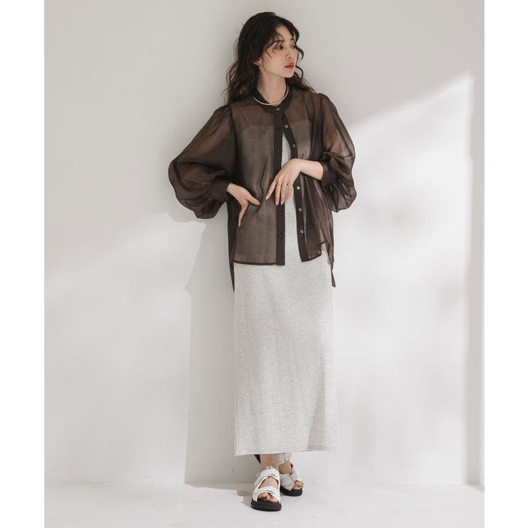 バンドカラーパフシアーシャツ 韓国 夢展望 | 夢展望 | 詳細画像28 