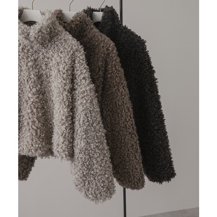 プードルファーショートーコート 韓国 夢展望[品番：YU000047697]｜夢