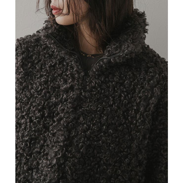 プードルファーショートーコート 韓国 夢展望[品番：YU000047697]｜夢