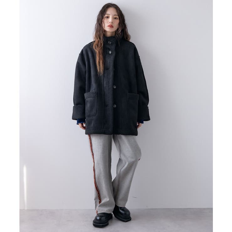 フェイクムートンスタンドジャケット 韓国 夢展望 | 夢展望 | 詳細画像8 