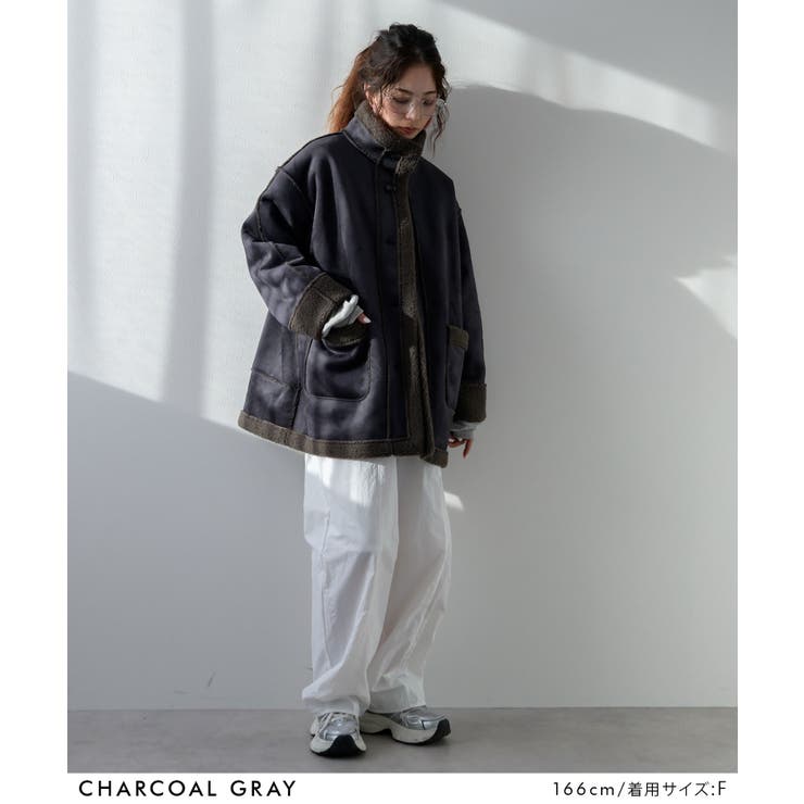 フェイクムートンスタンドジャケット 韓国 夢展望 | 夢展望 | 詳細画像11 