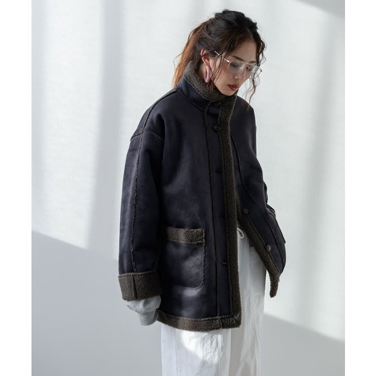 フェイクムートンスタンドジャケット 韓国 夢展望 | 夢展望 | 詳細画像12 